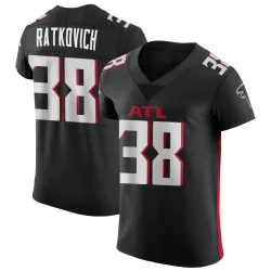 Elite Clint Ratkovich Men's Atlanta Falcons Black Alternate Jersey - Nike