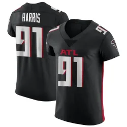 Elite Demone Harris Men's Atlanta Falcons Black Alternate Jersey - Nike