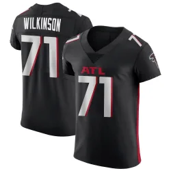 Elite Elijah Wilkinson Men's Atlanta Falcons Black Alternate Jersey - Nike