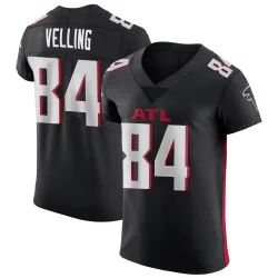 Elite Jack Velling Men's Atlanta Falcons Black Alternate Jersey - Nike