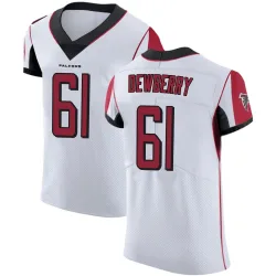 Elite Kam Dewberry Men's Atlanta Falcons White Jersey - Nike