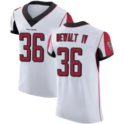 Elite Malcolm DeWalt IV Men's Atlanta Falcons White Jersey - Nike
