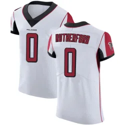 Elite Malik Rutherford Men's Atlanta Falcons White Jersey - Nike