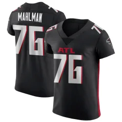 Elite Riley Mahlman Men's Atlanta Falcons Black Alternate Jersey - Nike