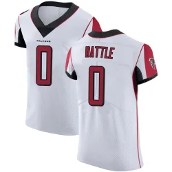 Elite Trent Battle Men's Atlanta Falcons White Jersey - Nike
