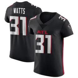 Elite Xavier Watts Men's Atlanta Falcons Black Alternate Jersey - Nike