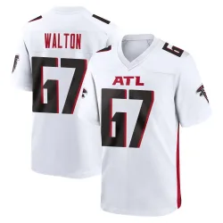 Game Brandon Walton Youth Atlanta Falcons White Jersey - Nike