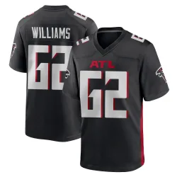 Game Jordan Williams Men's Atlanta Falcons Black Alternate Jersey - Nike