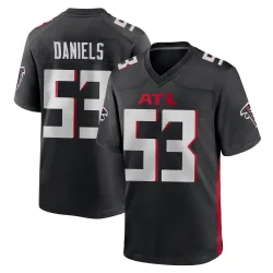 Game Kendal Daniels Men's Atlanta Falcons Black Alternate Jersey - Nike