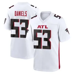 Game Kendal Daniels Youth Atlanta Falcons White Jersey - Nike
