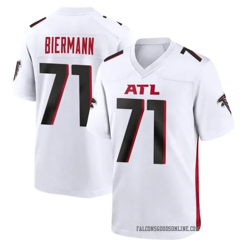 atlanta falcons biermann jersey