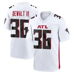 Game Malcolm DeWalt IV Youth Atlanta Falcons White Jersey - Nike