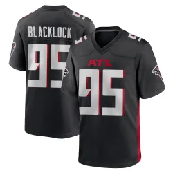 Game Ross Blacklock Men's Atlanta Falcons Black Alternate Jersey - Nike