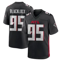 Game Ross Blacklock Youth Atlanta Falcons Black Alternate Jersey - Nike