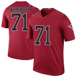 Legend Elijah Wilkinson Youth Atlanta Falcons Red Color Rush Jersey - Nike