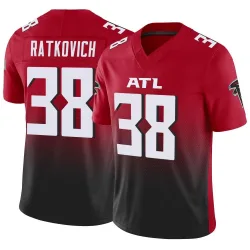 Limited Clint Ratkovich Men's Atlanta Falcons Red Vapor F.U.S.E. Jersey - Nike
