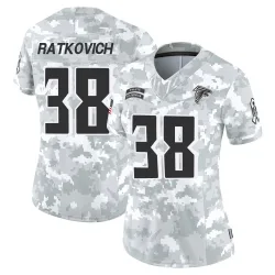 Limited Clint Ratkovich Women's Atlanta Falcons Arctic Camo 2024 Salute to Service Jersey - Nike