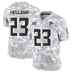 Limited DeMarcco Hellams Men's Atlanta Falcons Arctic Camo 2024 Salute to Service Jersey - Nike