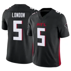 Limited Drake London Men's Atlanta Black Vapor F.U.S.E. Jersey