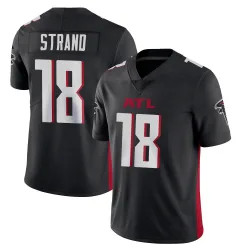 Limited Jack Strand Men's Atlanta Falcons Black Vapor Untouchable Jersey - Nike