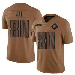 Limited Josh Ali Youth Atlanta Falcons Brown 2023 Salute To Service Jersey - Nike