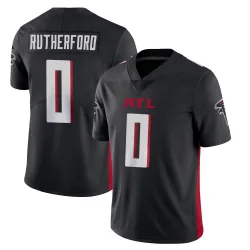 Limited Malik Rutherford Men's Atlanta Falcons Black Vapor Untouchable Jersey - Nike