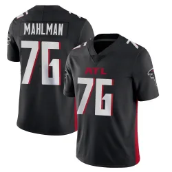 Limited Riley Mahlman Men's Atlanta Falcons Black Vapor Untouchable Jersey - Nike